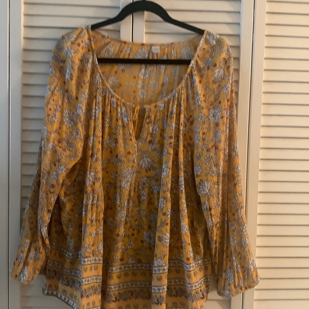 Blouse Old Navy yellow XXL
